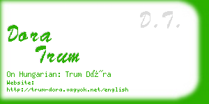 dora trum business card